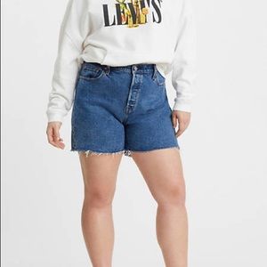 Levi’s Premium 501 Original Shorts (Plus Size) - Medium Wash - 18W
